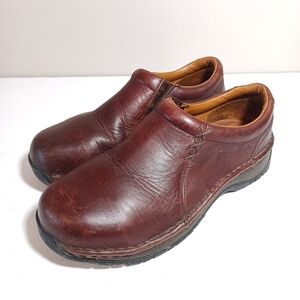 Red Wing 2322 Stichmax Aluminum Toe Safety Slip on Shoe Brown Leather Size 6.5